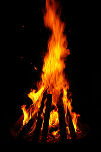ogenj skledo, ogenj, plamen, gorijo, vroče, plamen, vrt