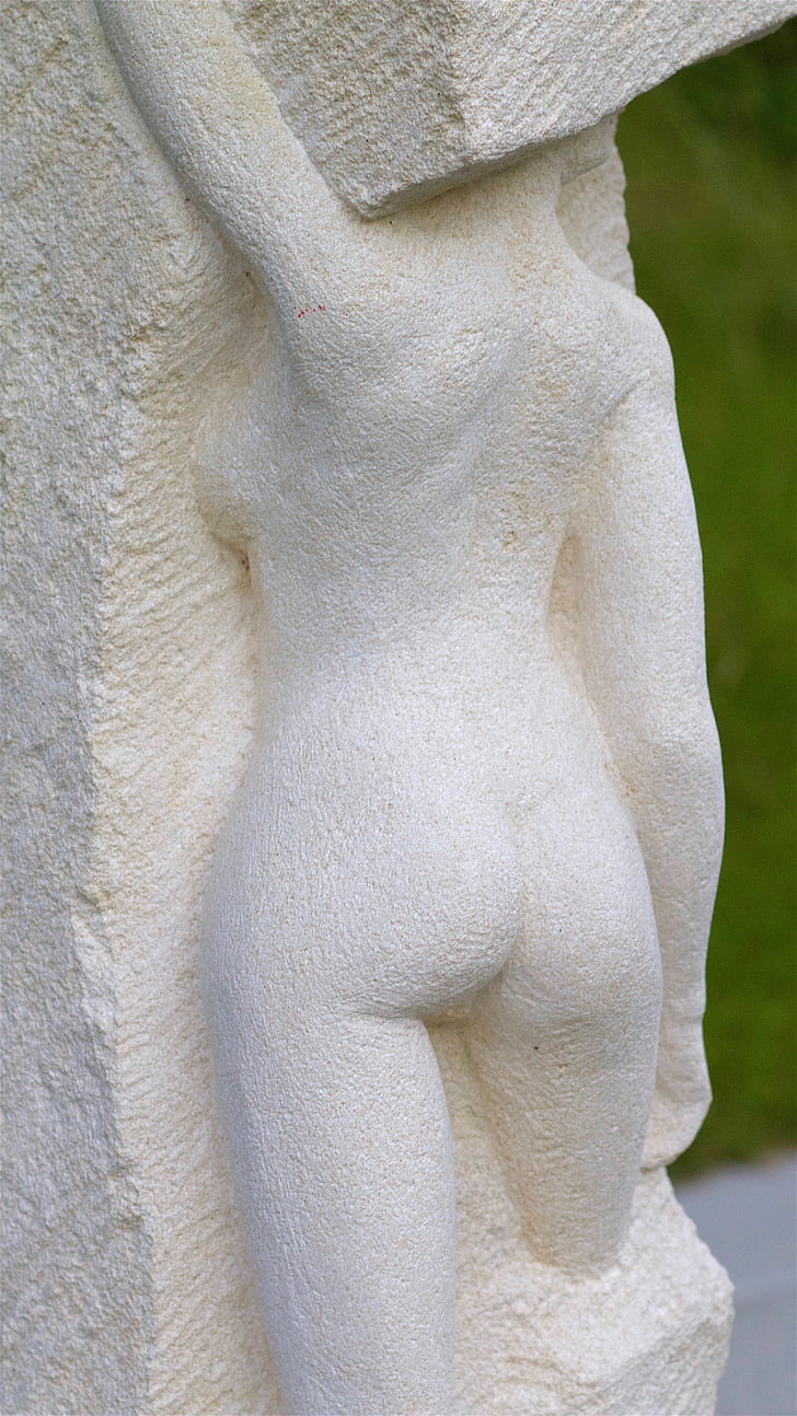 figur, flytte, kvinne, erotisk, sexy, statuen