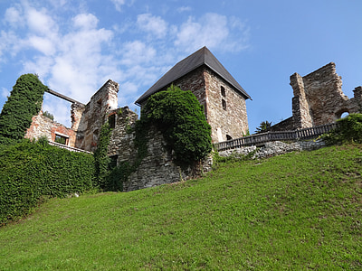 ruina, Austria, Castillo, paisaje