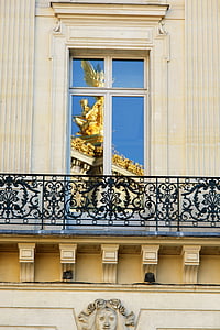 París, façana, arquitectura, França, edifici, adorn, casa