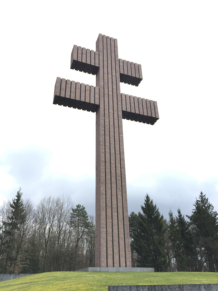 Krzyż, Lotaryngia, Charles, collombet, Pomnik