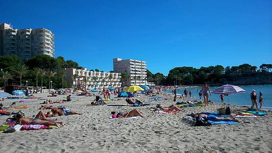 Holiday, Beach, Sea, Sand, kesällä, Aalto, Välimeren