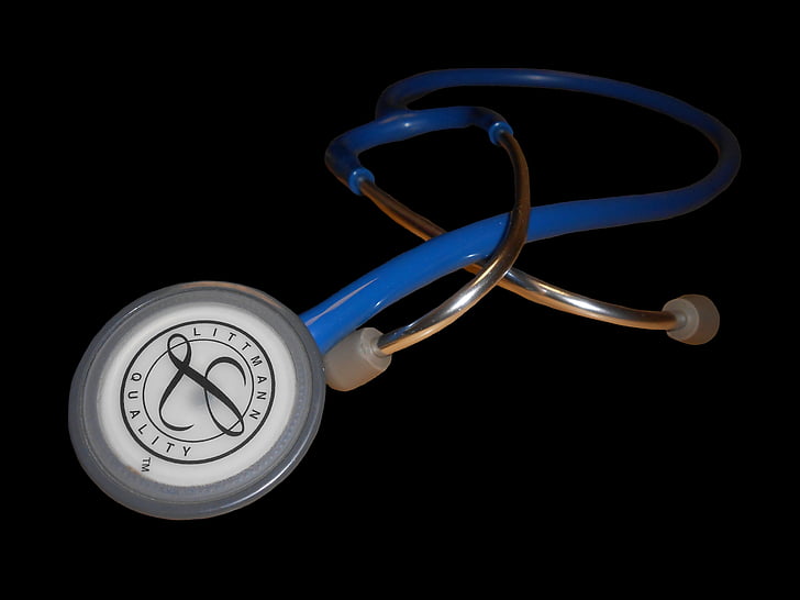stethoscope, doctor, to listen, control, gauge, pension, diagnosis