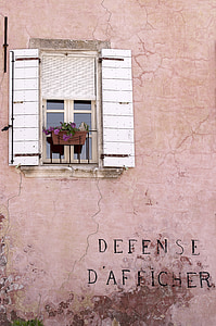 south of france, provence, village, street, facade, graffiti