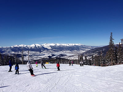 ski, Colorado, pentes