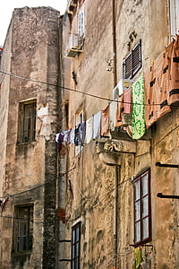 Kroatia, gamlebyen, historisk, vegg, Alley, arkitektur, Street