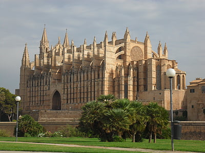 palma, de, mallorca, cathedral, architecture