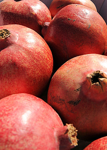 granatna jabolka, zrel, sveže, sadje, rdeča, tropskih, surovega