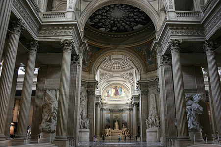 Pantheon, Paris, kolonner, Pantheon