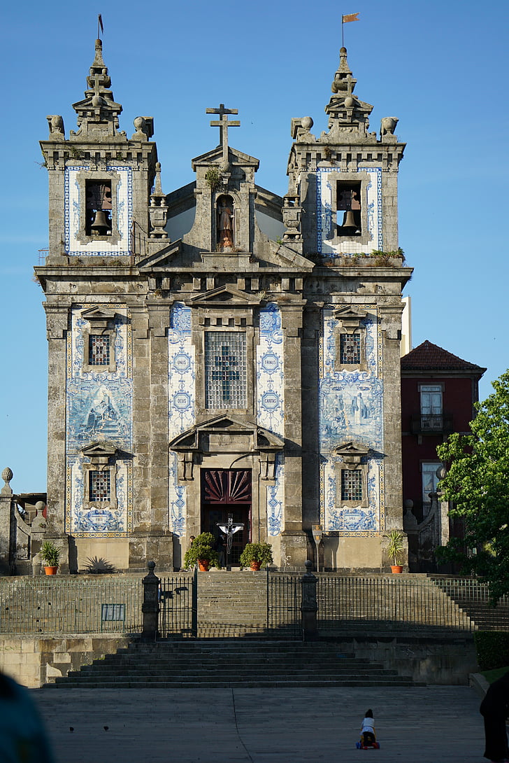 Porto, Portugal, San ildefonso, fachada, casco antiguo, históricamente, Turismo