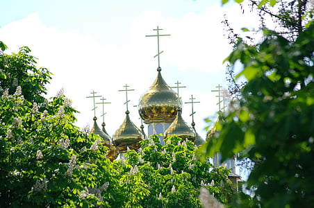 Temple, Église, Dôme, orthodoxie, religion, Russie, l’église orthodoxe