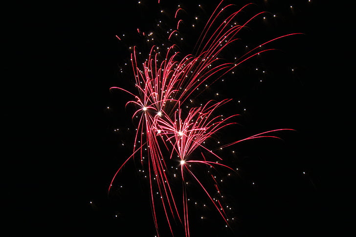 vuurwerk, nacht, Festival, evenement, jaar, viering, partij