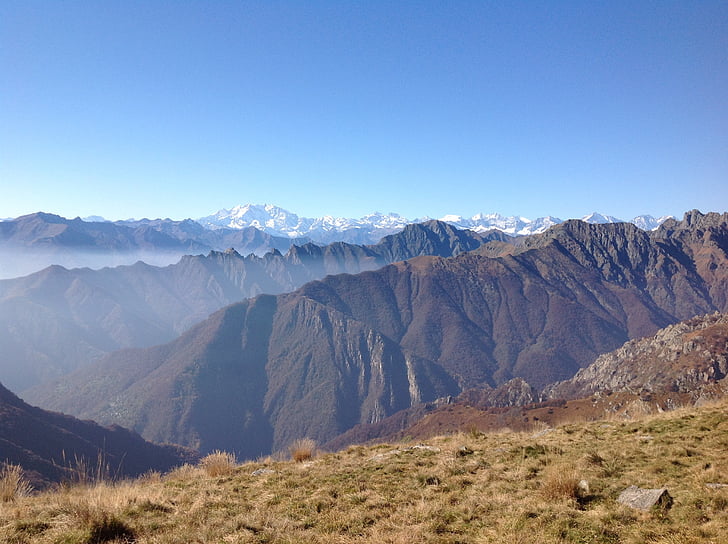 hegyi, Monte rosa, táj, ősz, Piancavallo, természet, hegycsúcs