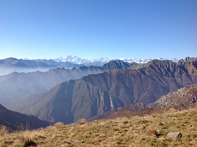gorskih, Monte rosa, krajine, jeseni, Piancavallo, narave, vrh gore