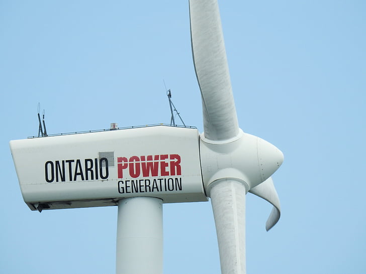 turbina di vento, energia verde, cambiamento climatico