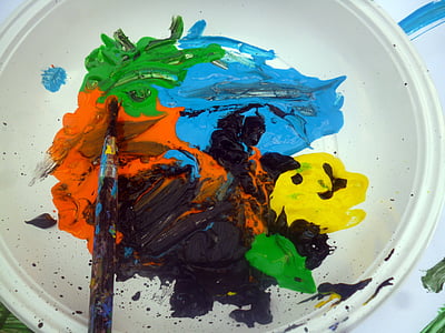 Malerei, Farben, Mischen von Farben