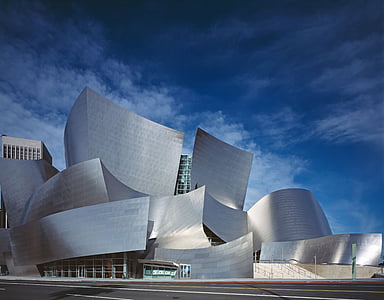 sala de Concertos Walt disney, arquitetura, edifício, arte moderna, arte, moderna