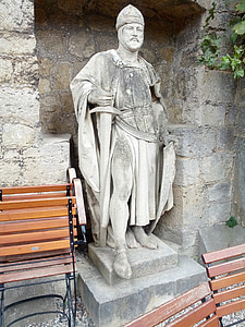Статуя, Замок, Мариенбург, Augustus, Европа, скульптура, Старый