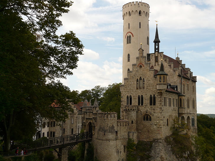 Lichtenstein, hrad, Rytířský hrad, věž, Architektura, Historie, známé místo