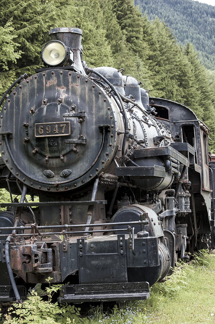 tåg, lokomotiv, motorn, diesel, Steam, panna, metall