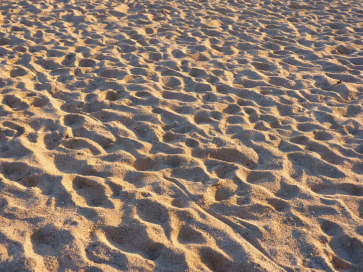 piasek, Plaża, wakacje, występuje