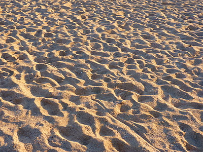Sand, Strand, Urlaub, tritt