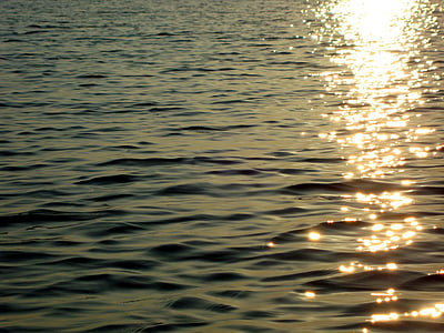 Thiên nhiên, tôi à?, mặt trời mọc, nước, làn sóng, Croatia