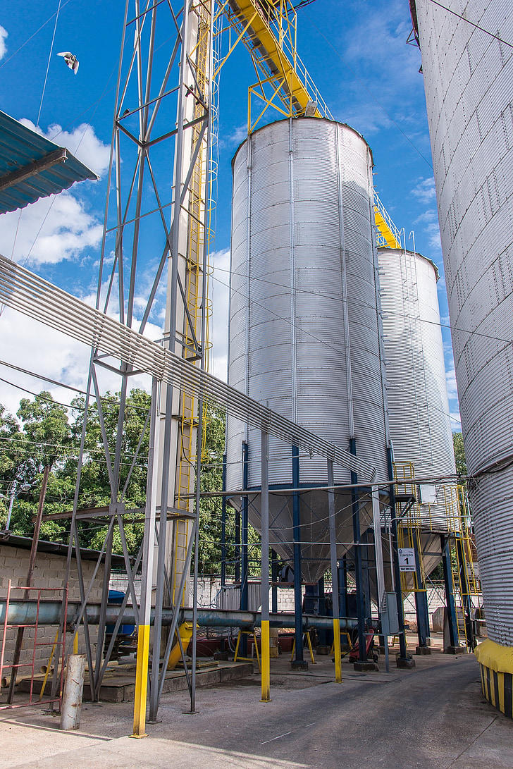 storage silos, storage flour, grain storage