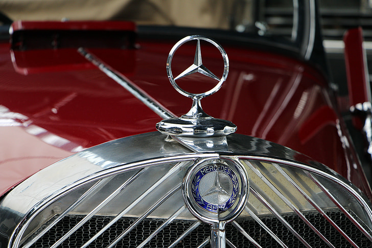 Mercedes benz, Automatico, griglia, Oldtimer, Star