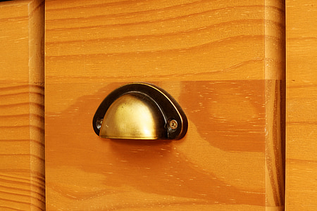 knauf, handle, door handle, door knob, wood, old, antique