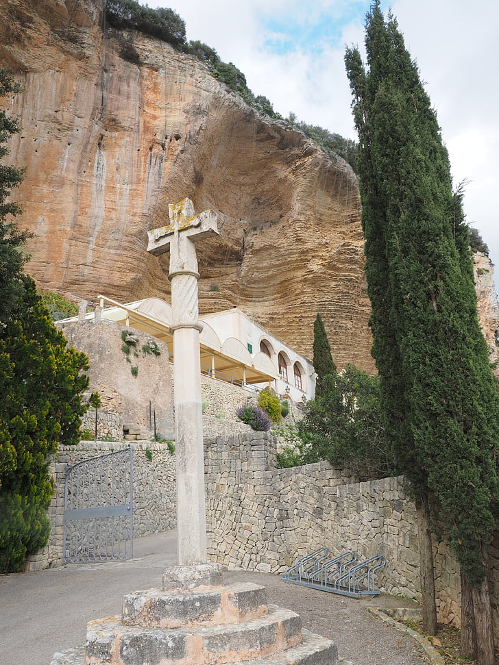 Santuari de gràcia, kloostri, rist, Santuari de nostra senyora de graci, Mallorca, Ajalooliselt, arhitektuur