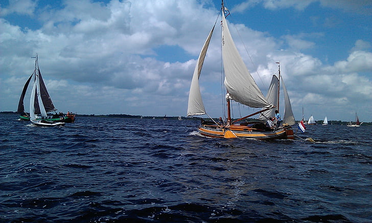 giethoorn, boat, sailing, sea, nautical Vessel, sailboat, summer