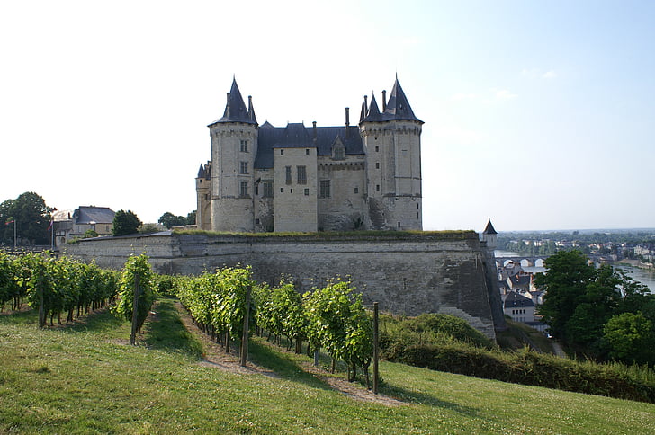 Saumur, lâu đài, Loire