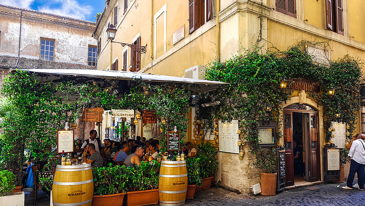 Roma, Italia, café, restaurante, ciudad, vida, cultura