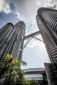 Malaisie, Kong kuala, Petronas, tours, bâtiment, architecture, gratte-ciel