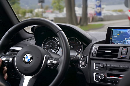 xe hơi, lái xe, tuyến đường, nội thất, danh mục chính, đo tốc độ, BMW