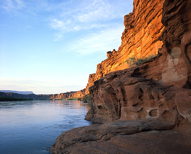 Rzeka Kolorado, krajobraz, Meander Kanion, sceniczny, Natura, na zewnątrz, klify