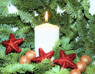 Коледна звезда, Коледа, декорация, фон, Коледна украса, топки, Адвент