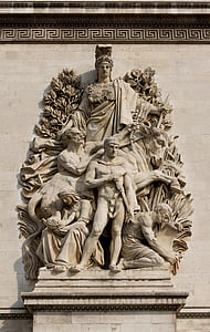 loka, de, Triomphe, miera, 1815, Antoine, etex