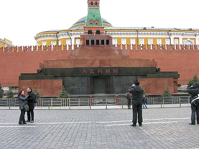 Lenin, hrobka, Rudé náměstí, Moskva, Historie, Rusko, cestovní ruch