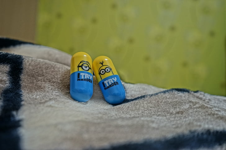 minion, room, bed, color, cuteness, do happiness, see fan