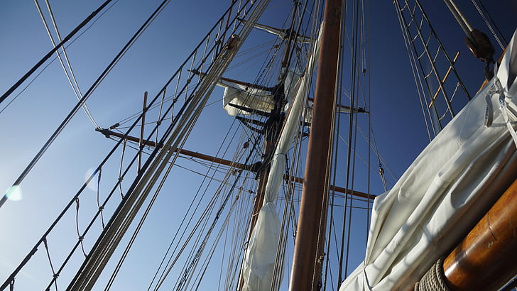 rigging, sailing, boat, sailboat, nautical, rope, sail