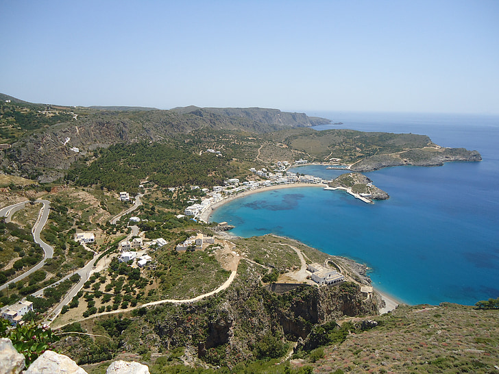 Kythira, Ocean, kyst, Bay, landskab, sommer, Grækenland