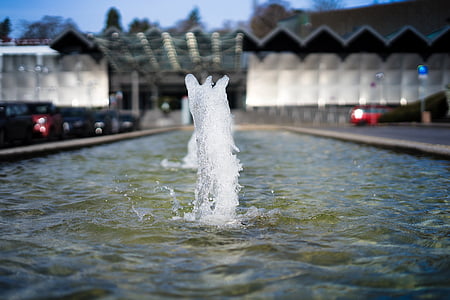 вода, фонтан, Quellenhof, Аахен, градски парк, и вода, вода функция