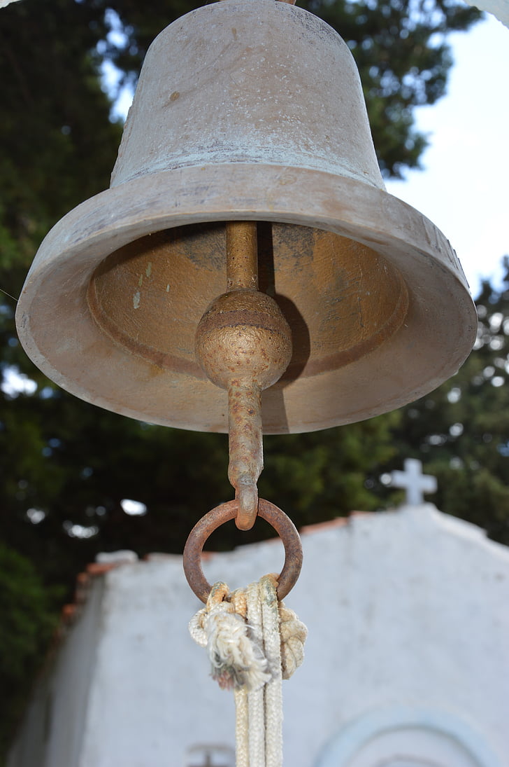 bell, church, brass, kos, greece