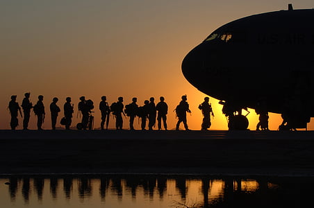 us army, soldiers, army, men, waiting, aircraft, credit sgt