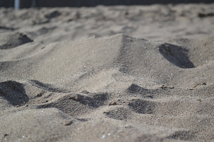 smėlio, smėlio paplūdimys, paplūdimys, kopos