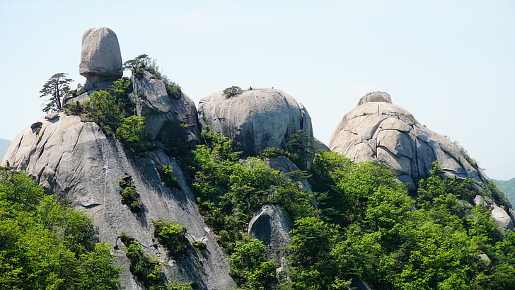 Caroline, Dobong, Séoul, Rock, montagne, paysage