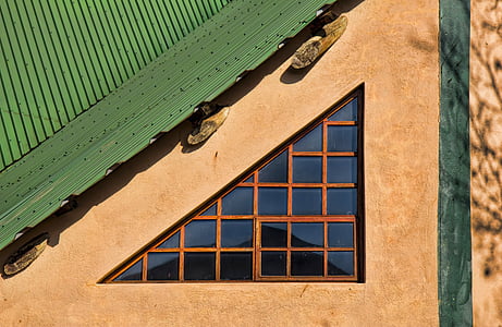 Прозорец, стъкло, отражение, триъгълник, архитектура, дизайн, абстрактни