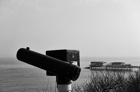 spyglass, public, lookout, telescope, observation, distance, binocular